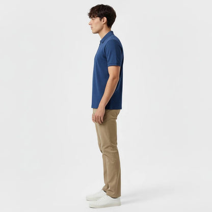 MEN'S   ZIPPER   POLO
